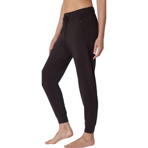 YOGAlicious Ladies Size Large Lux Side Zipped pockets Black Jogger Pants